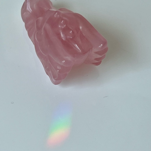 SOLD!
Rose Quartz Mini Dragon Head - Picture 6 of 13